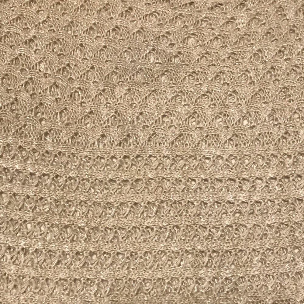 Torrid Cream Open Stitch Pullover Fringe Sweater - Picture 4 of 5